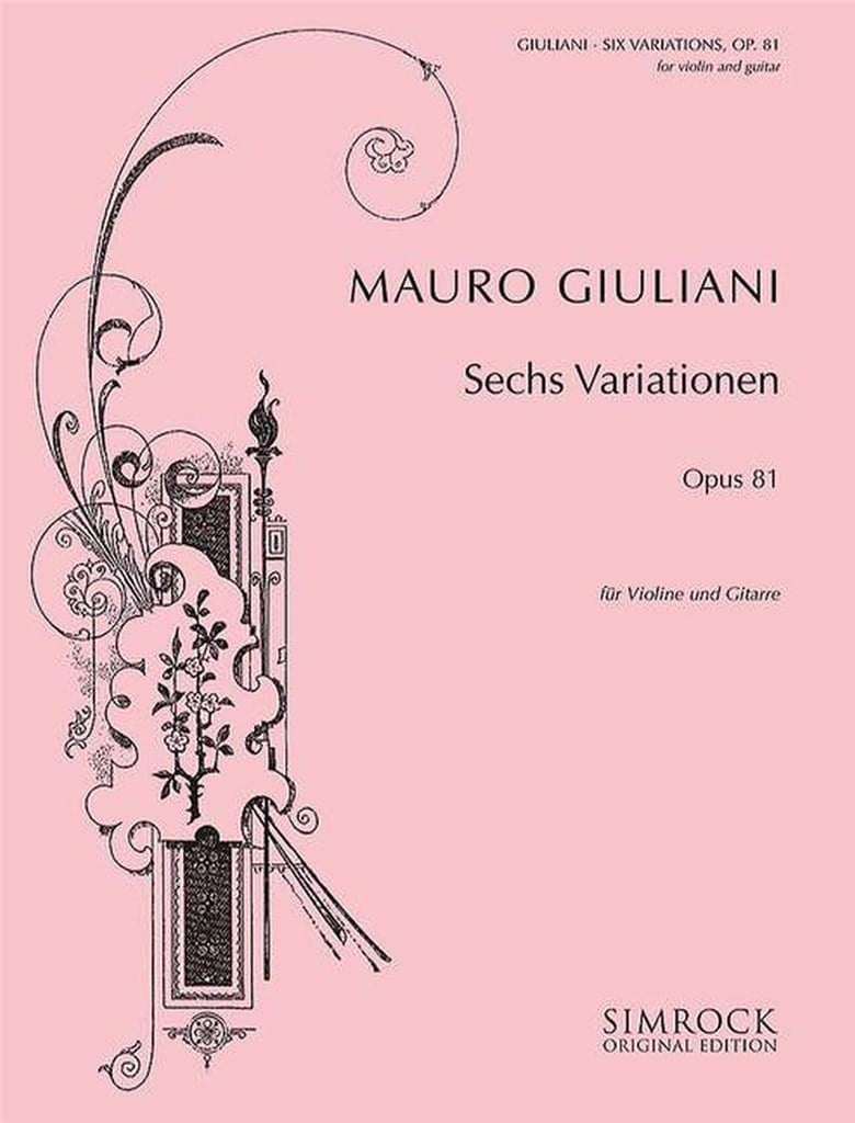 Six Variations in A Major op. 81